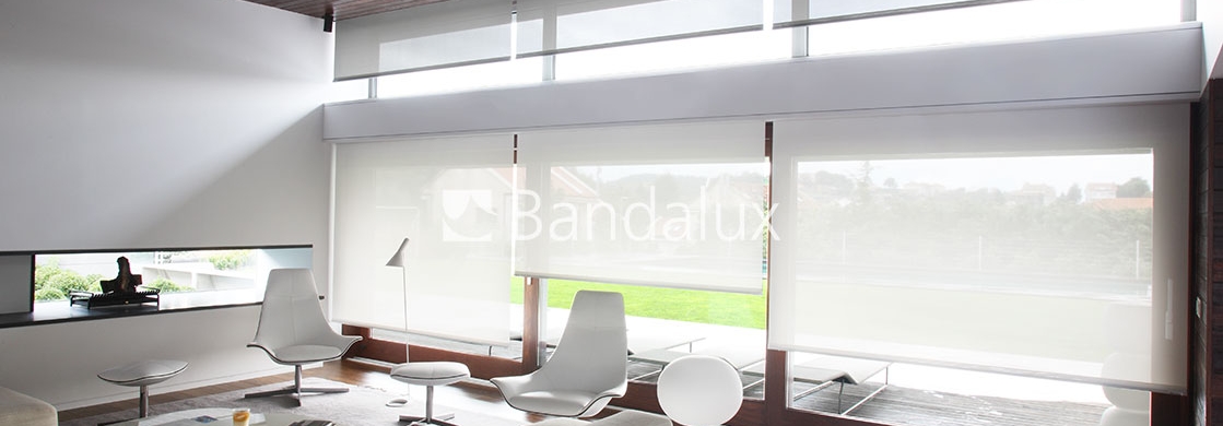 Enrollables Bandalux, Cortina enrollable interior